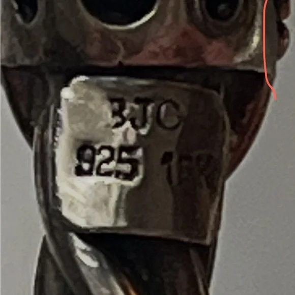 Samuel Benham Jewelry Company 925 Sterling Silver 18K Gold Accents Bracelet - Picture 9 of 14